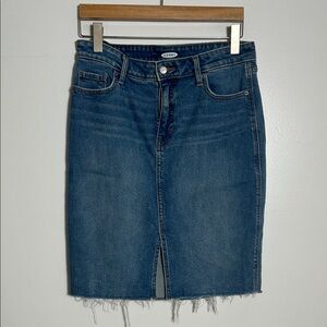 Old Navy Denim Pencil Skirt Size 8